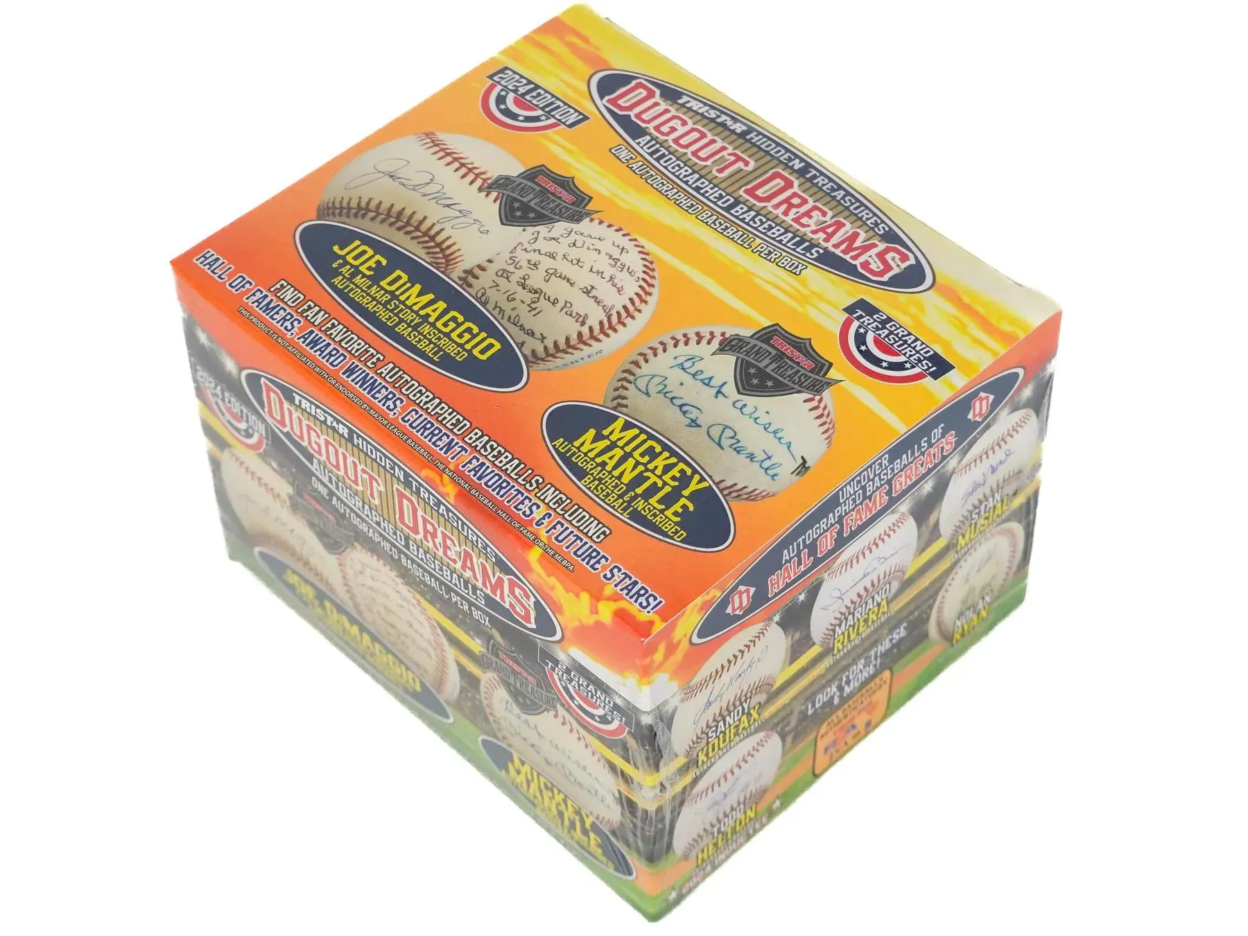 2024 TriStar Hidden Treasures Dugout Dreams Autographed Baseball Hobby Box 1 Baseball per Box