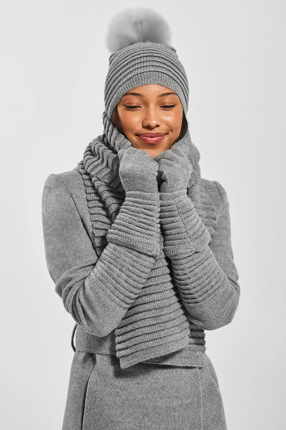 Adult Ribbed Scarf