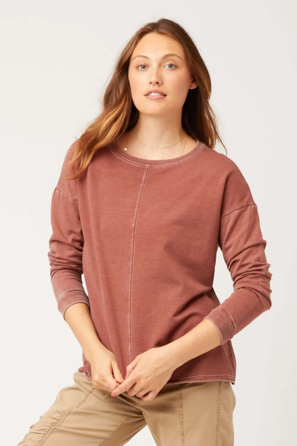 Alish Burnout Pullover