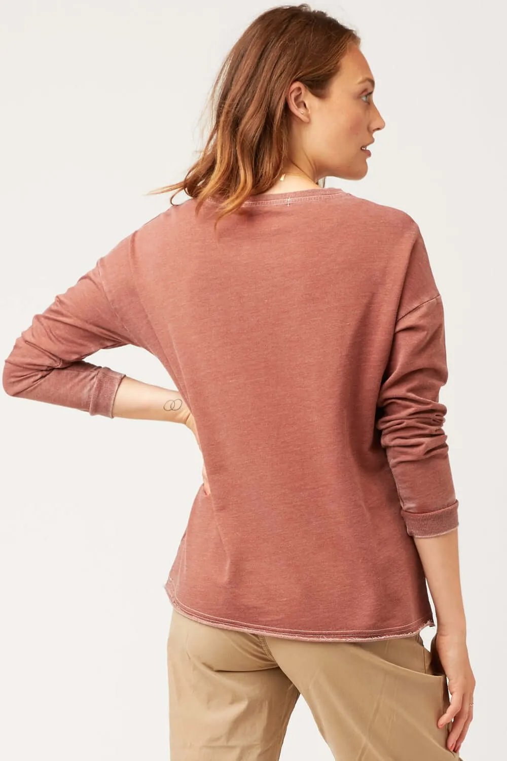 Alish Burnout Pullover