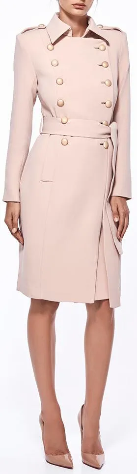 'Andrea' Trench Coat, Pink