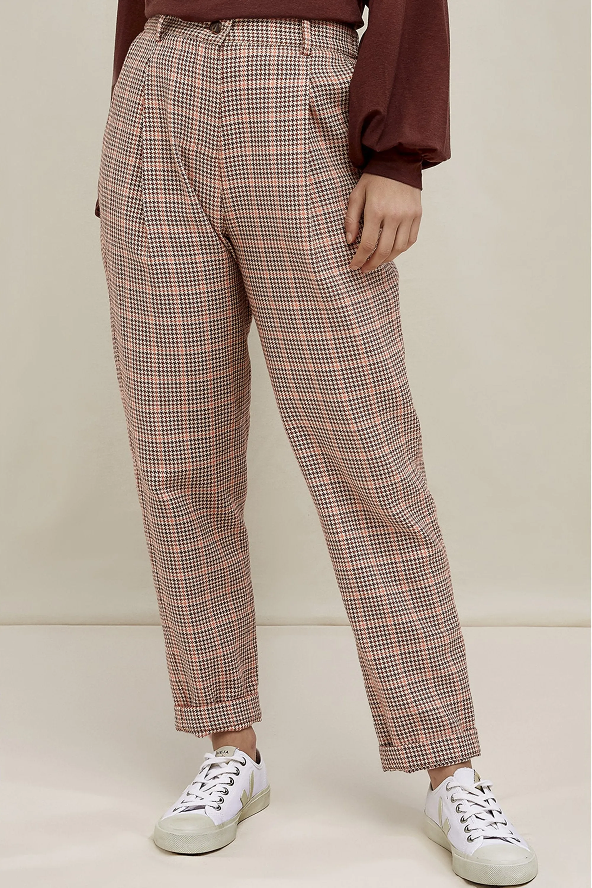 annis houndstooth trousers