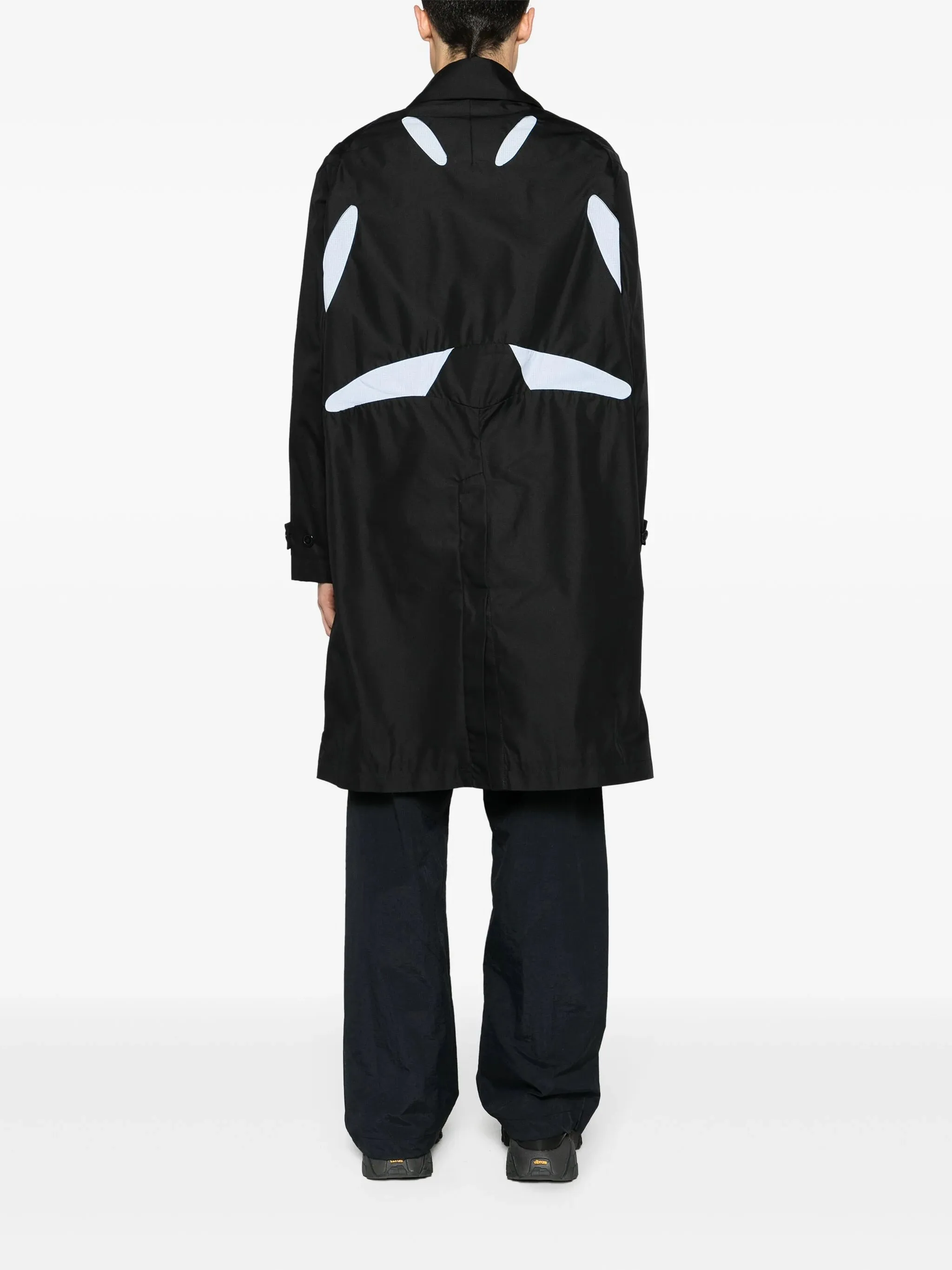 Aperture Cut-Out Trench Coat