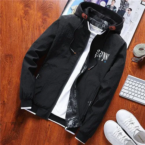 Army Printed Cool Bomber Pilot Hooded Jacket