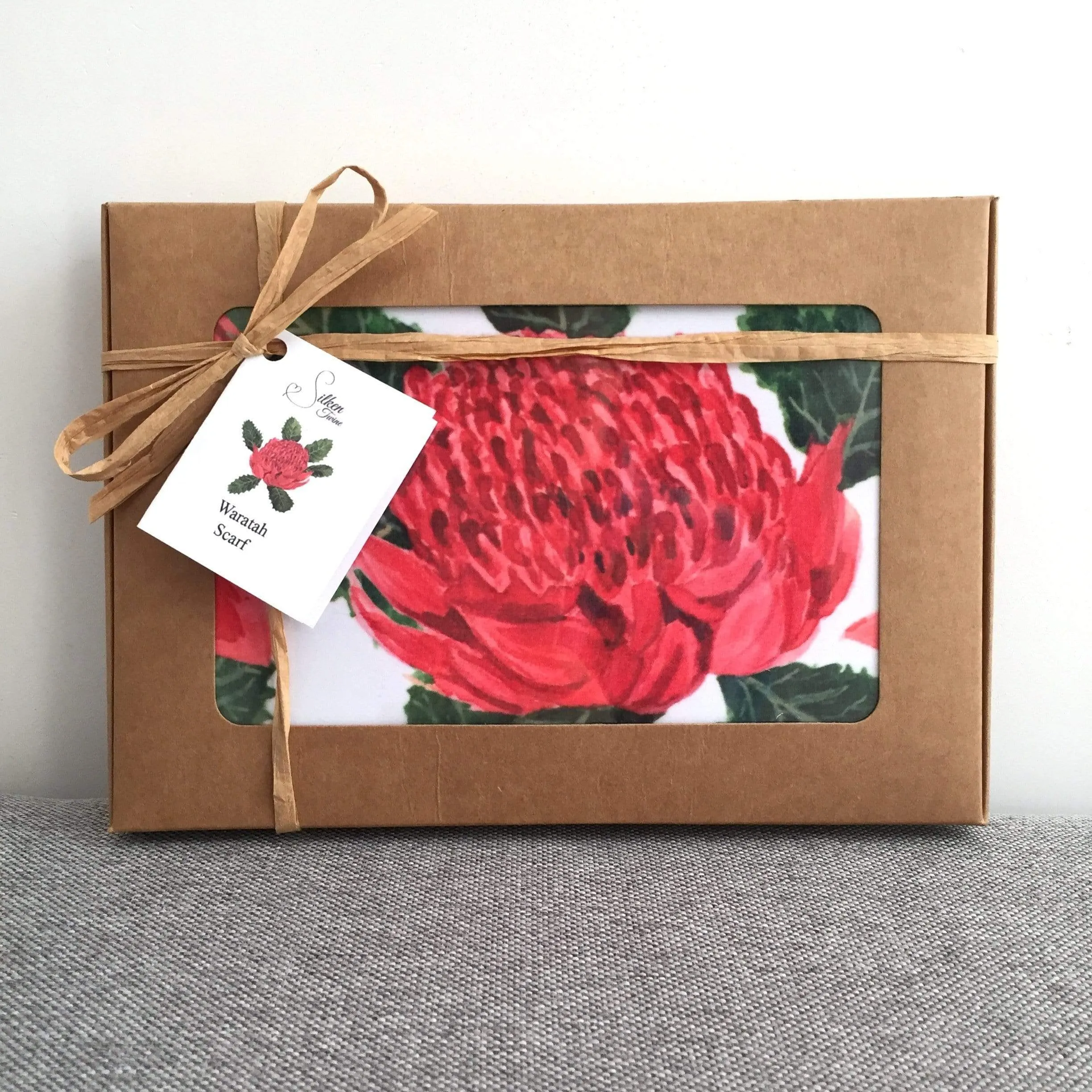 Australian Waratah Flower Scarf