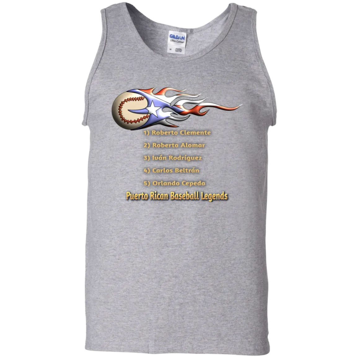 Baseball Legends 100% Cotton Tank Top