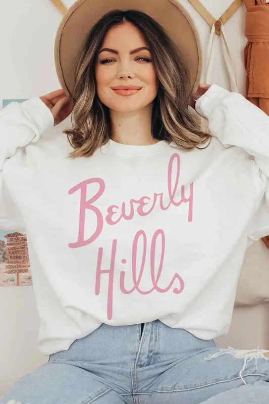 BEVERLY HILLS GRAPHIC SWEATSHIRT