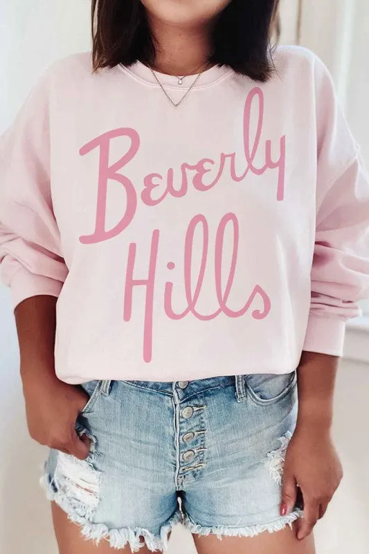 BEVERLY HILLS GRAPHIC SWEATSHIRT