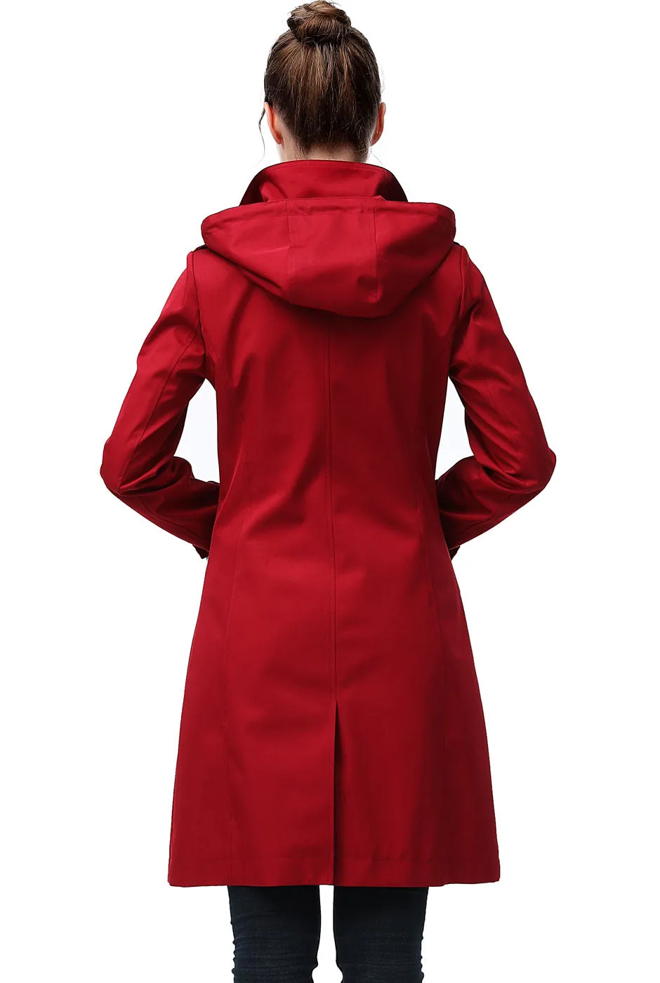 BGSD Women Amari Waterproof Hooded Trench Coat