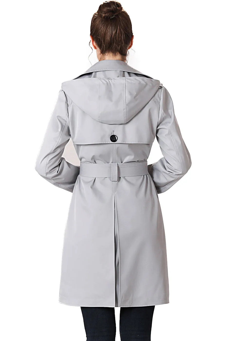 BGSD Women Gabby Waterproof Hooded Trench Coat