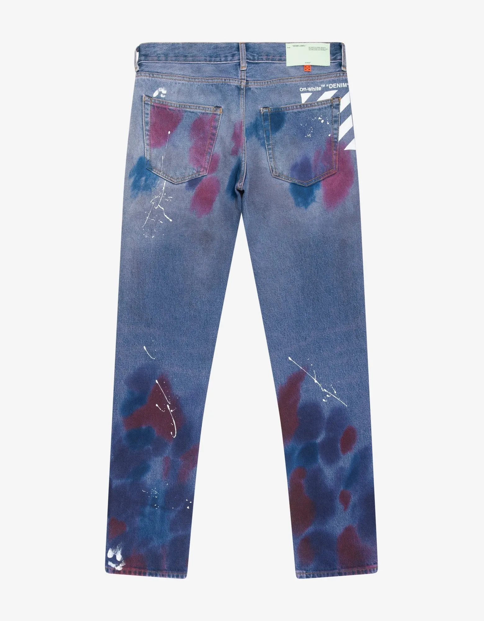 Blue Vintage Paint Jeans -