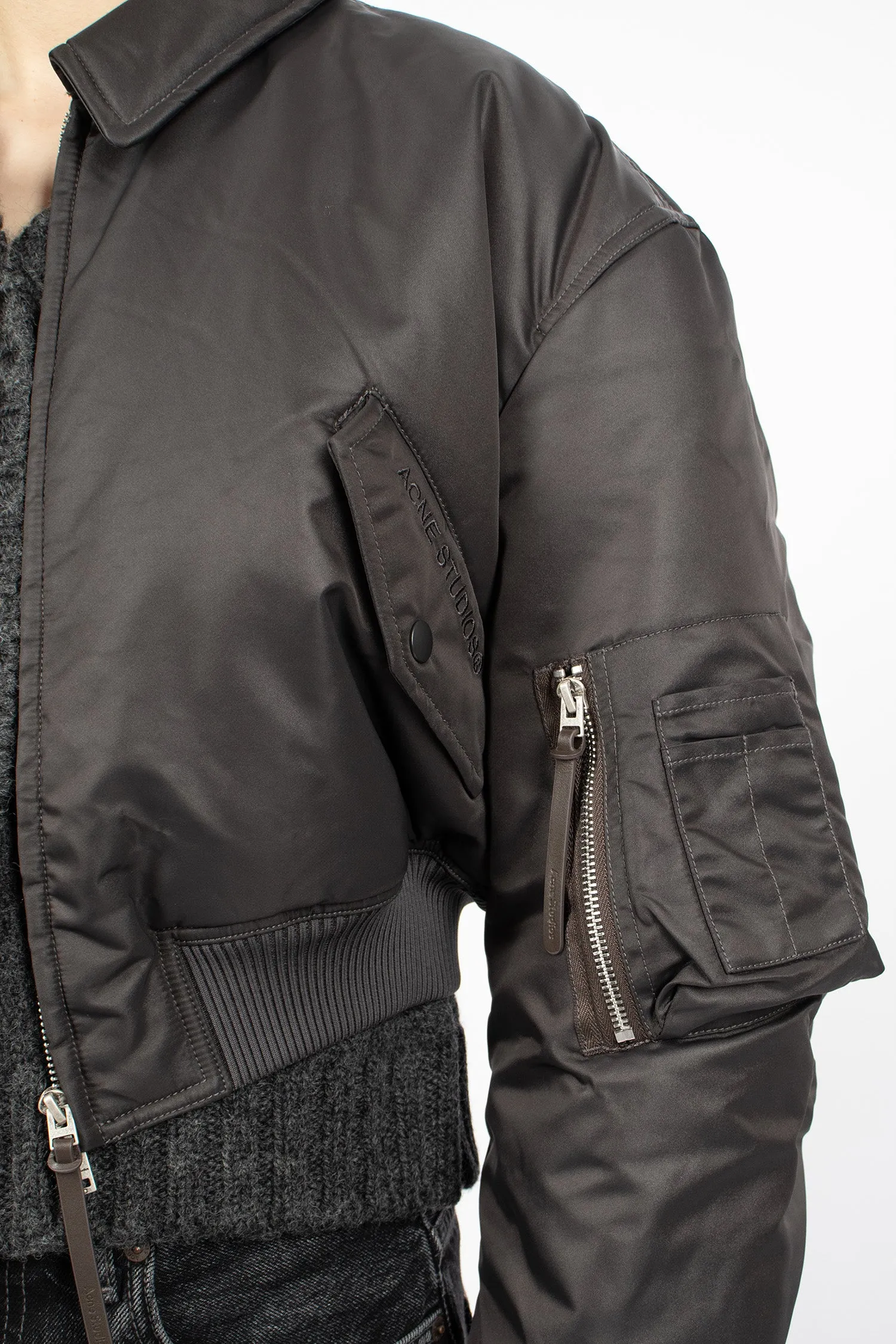 Bomber Jacket Anthracite Grey