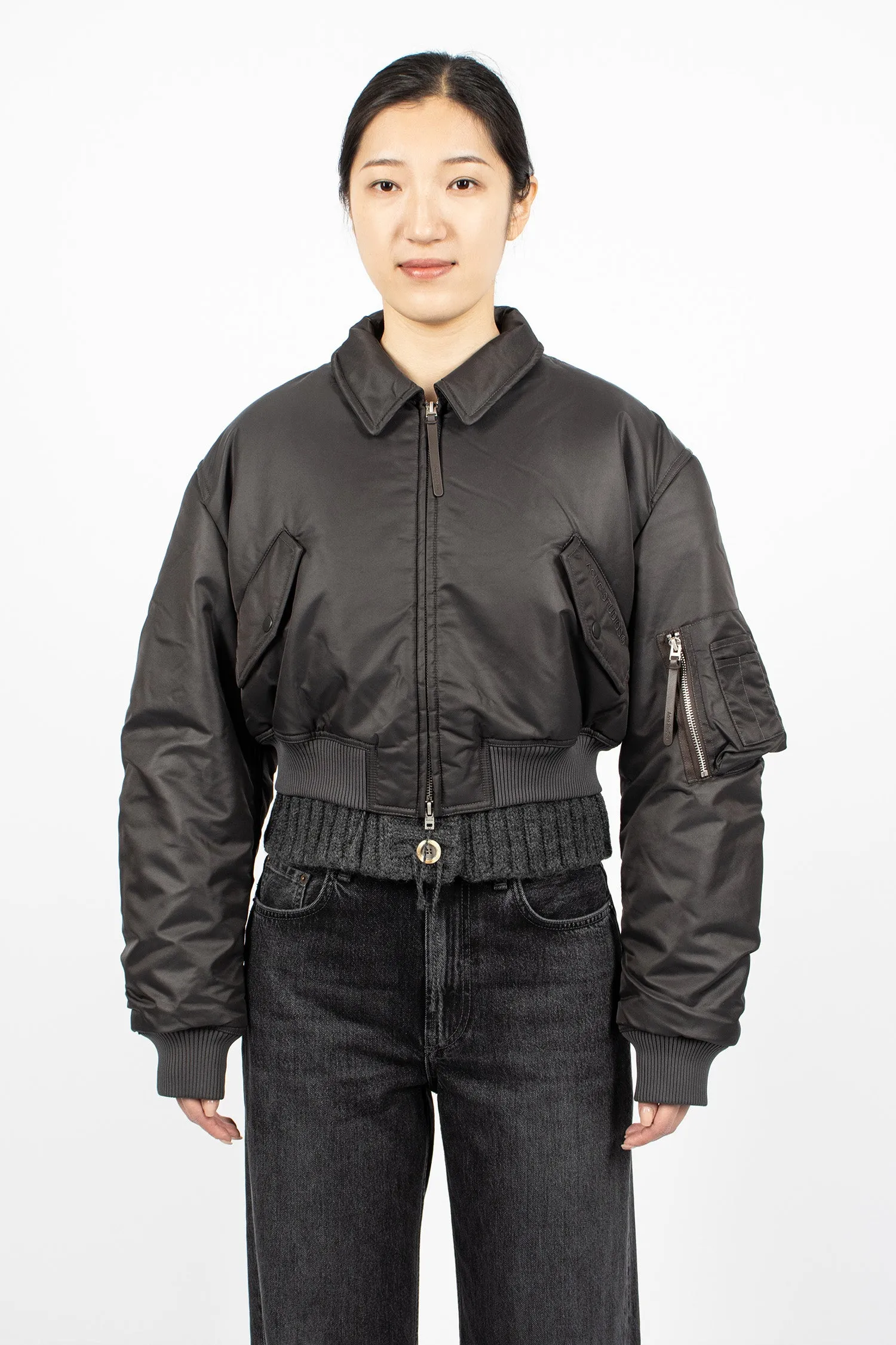 Bomber Jacket Anthracite Grey