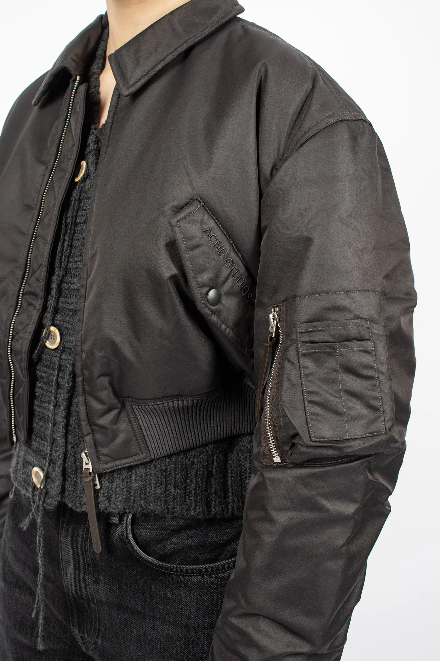 Bomber Jacket Anthracite Grey