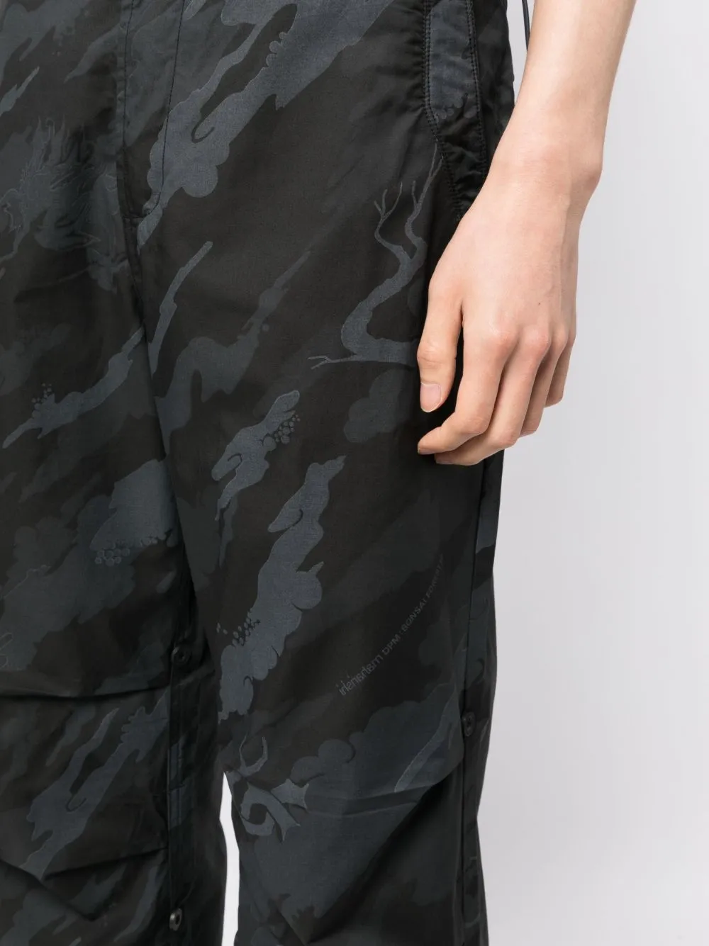 Bonsai Forest-Print Trousers