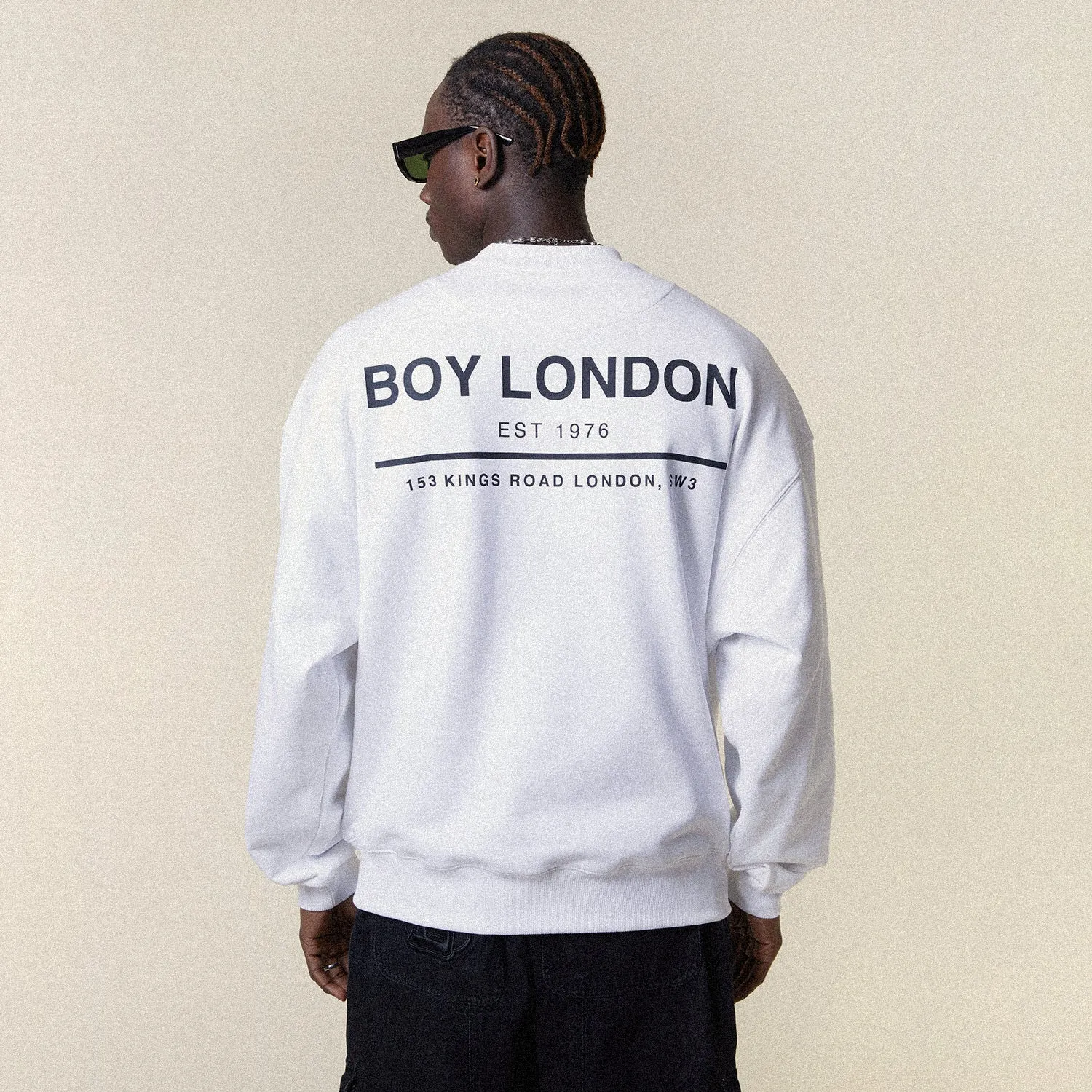 BOY MERCH SWEATSHIRT - WHITE