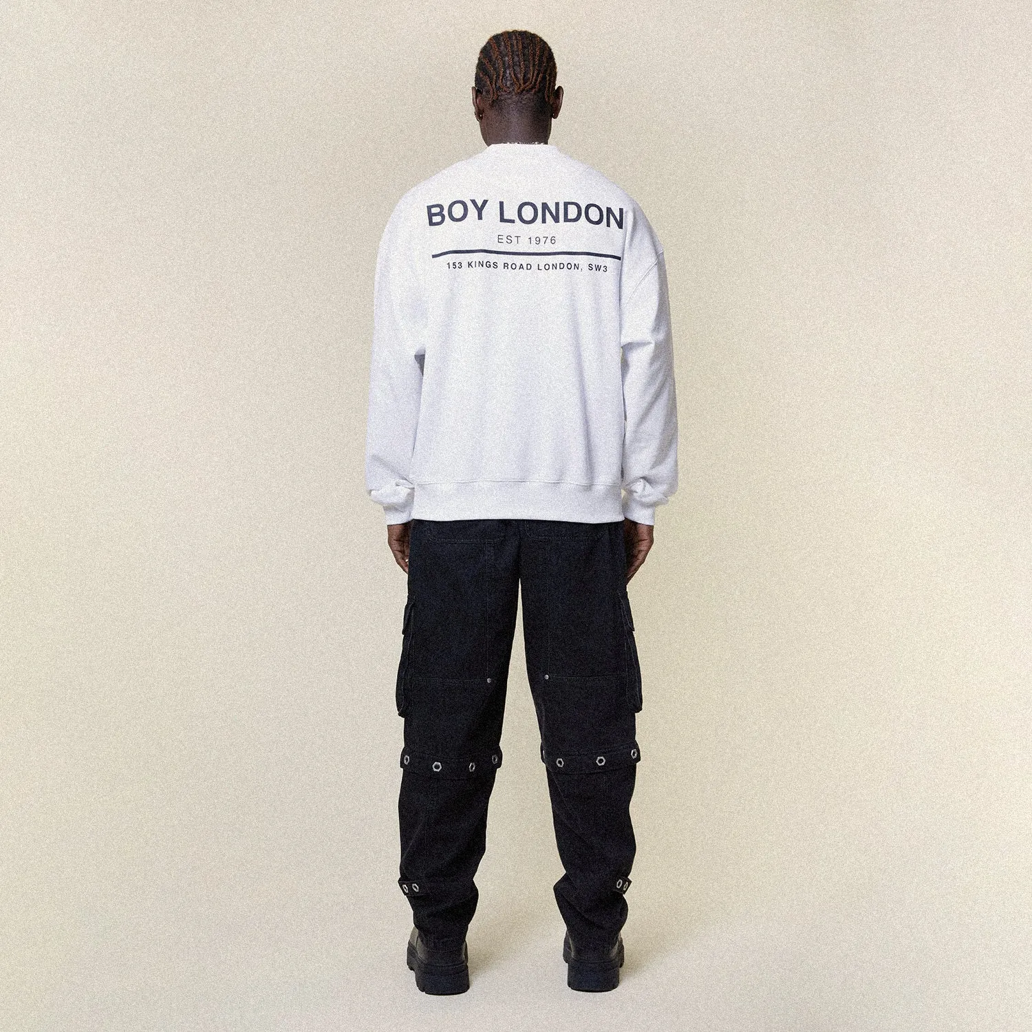 BOY MERCH SWEATSHIRT - WHITE