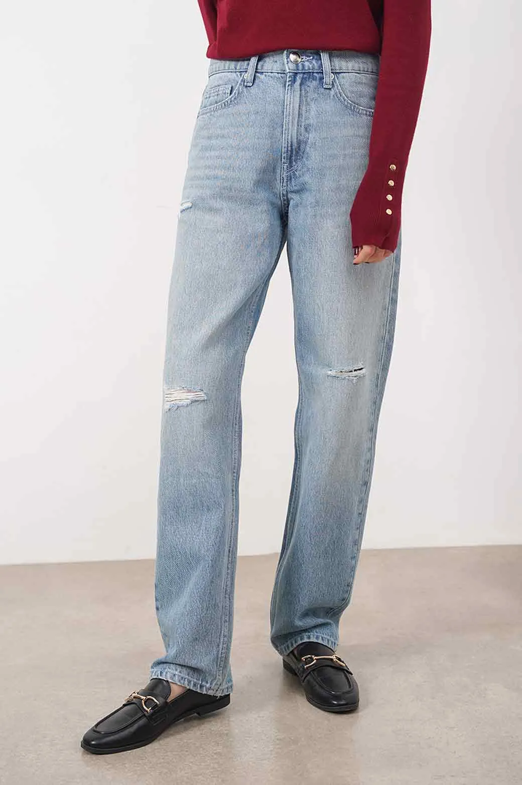 BOYFRIEND STRAIGHT JEANS