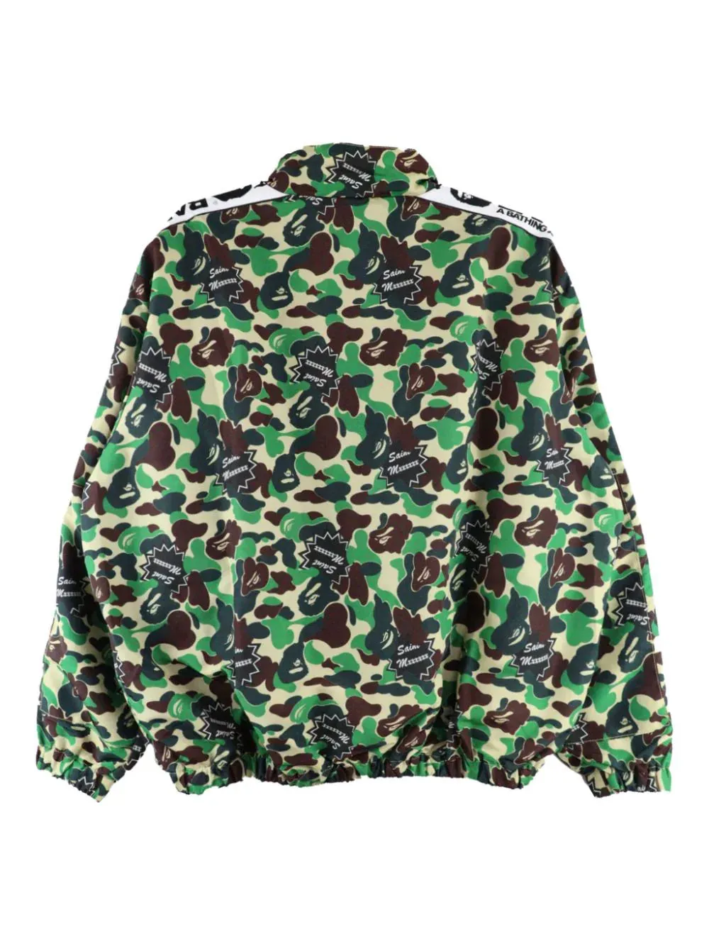 Camouflage-Print Bomber Jacket