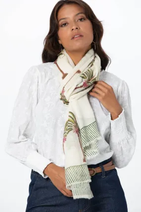 Cashmere Scarf Palm Tree