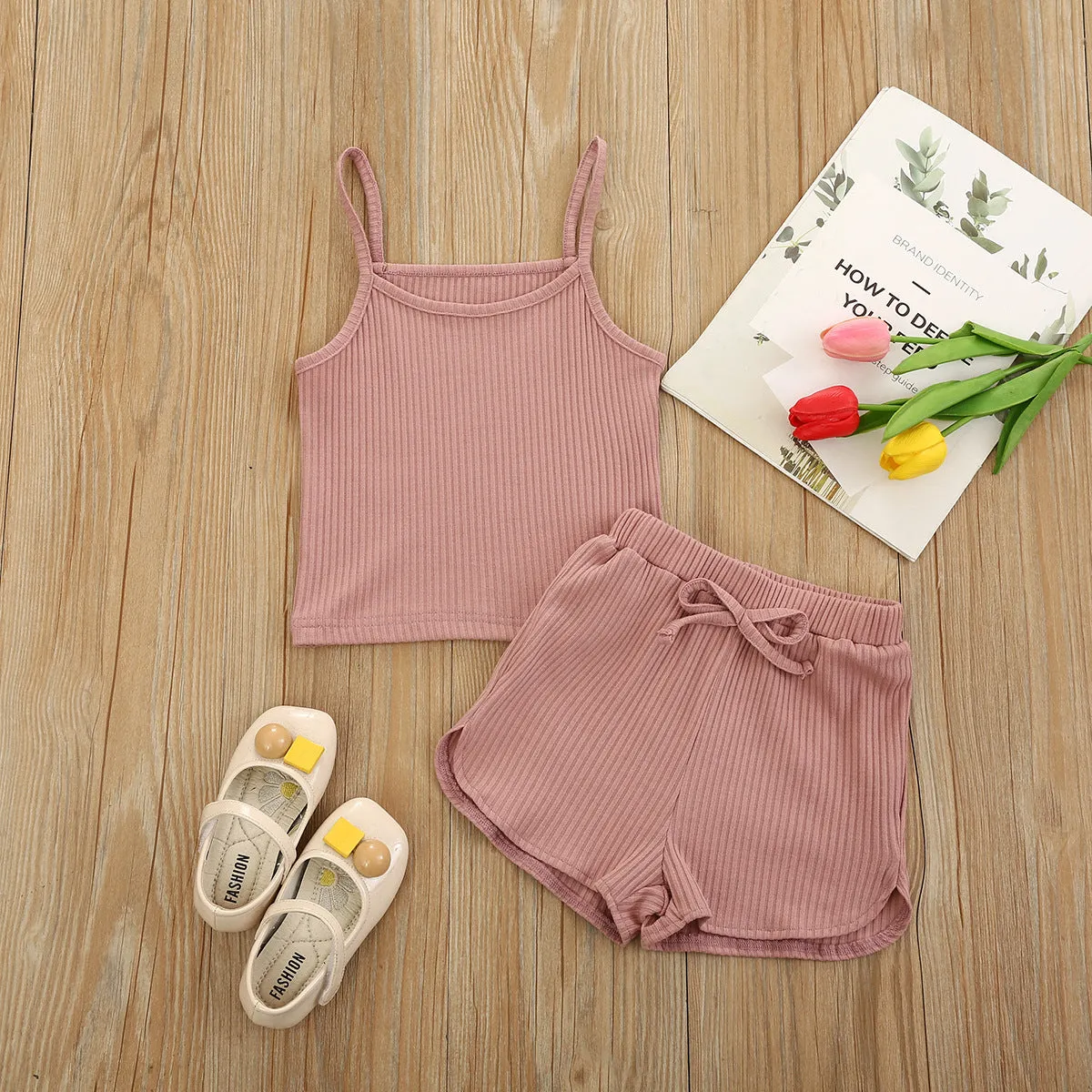 Children's camisole sports suit AY1096