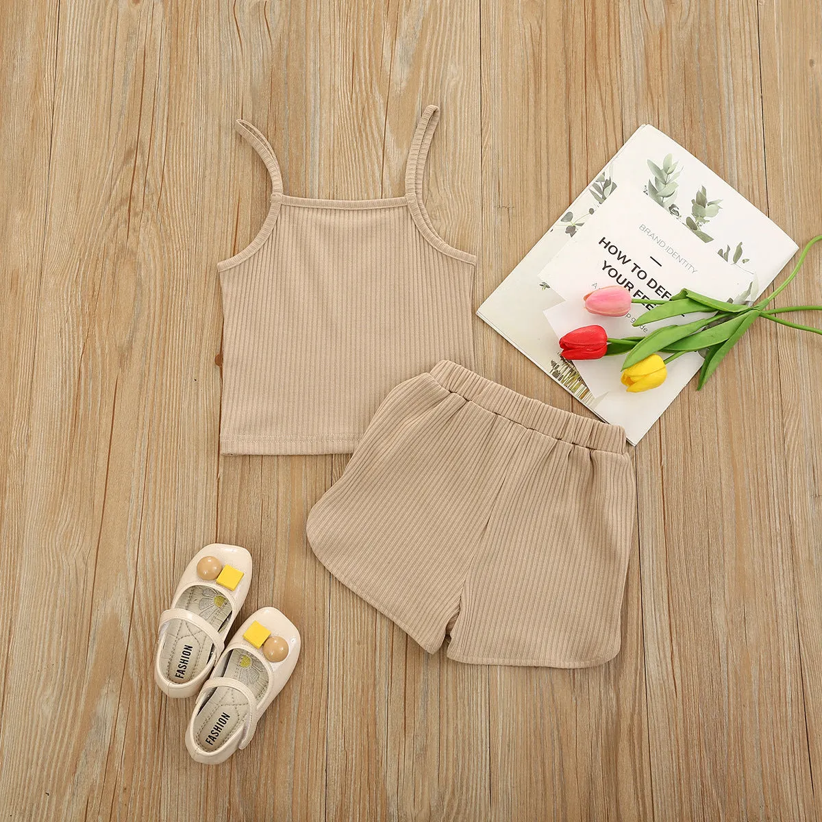 Children's camisole sports suit AY1096