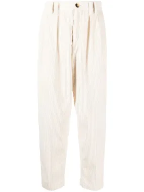 Corduroy Tapered Cotton Trousers