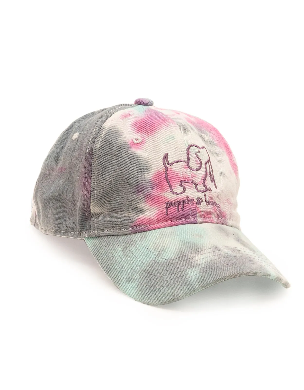 COTTON CANDY TIE DYE BASEBALL HAT