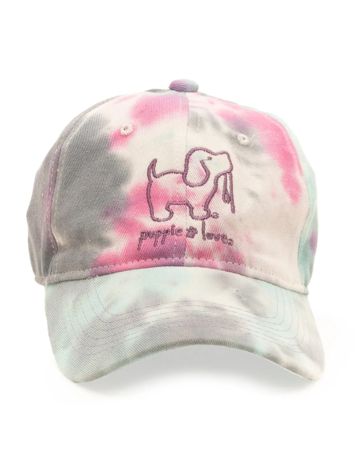 COTTON CANDY TIE DYE BASEBALL HAT