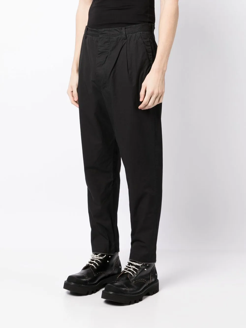 Cotton Tapered Trousers