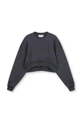 Cropped Sweatshirt Vance (Anthrazit)