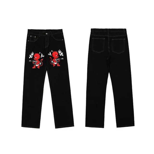 Demon Printed Jeans