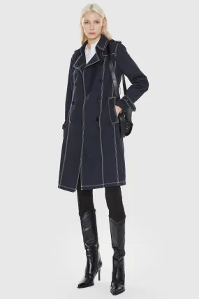 Double-Breasted Trench Coat