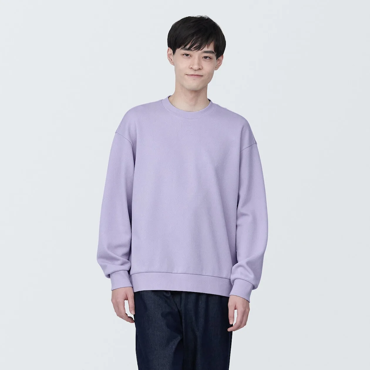 Double Knitted Pullover Sweatshirt