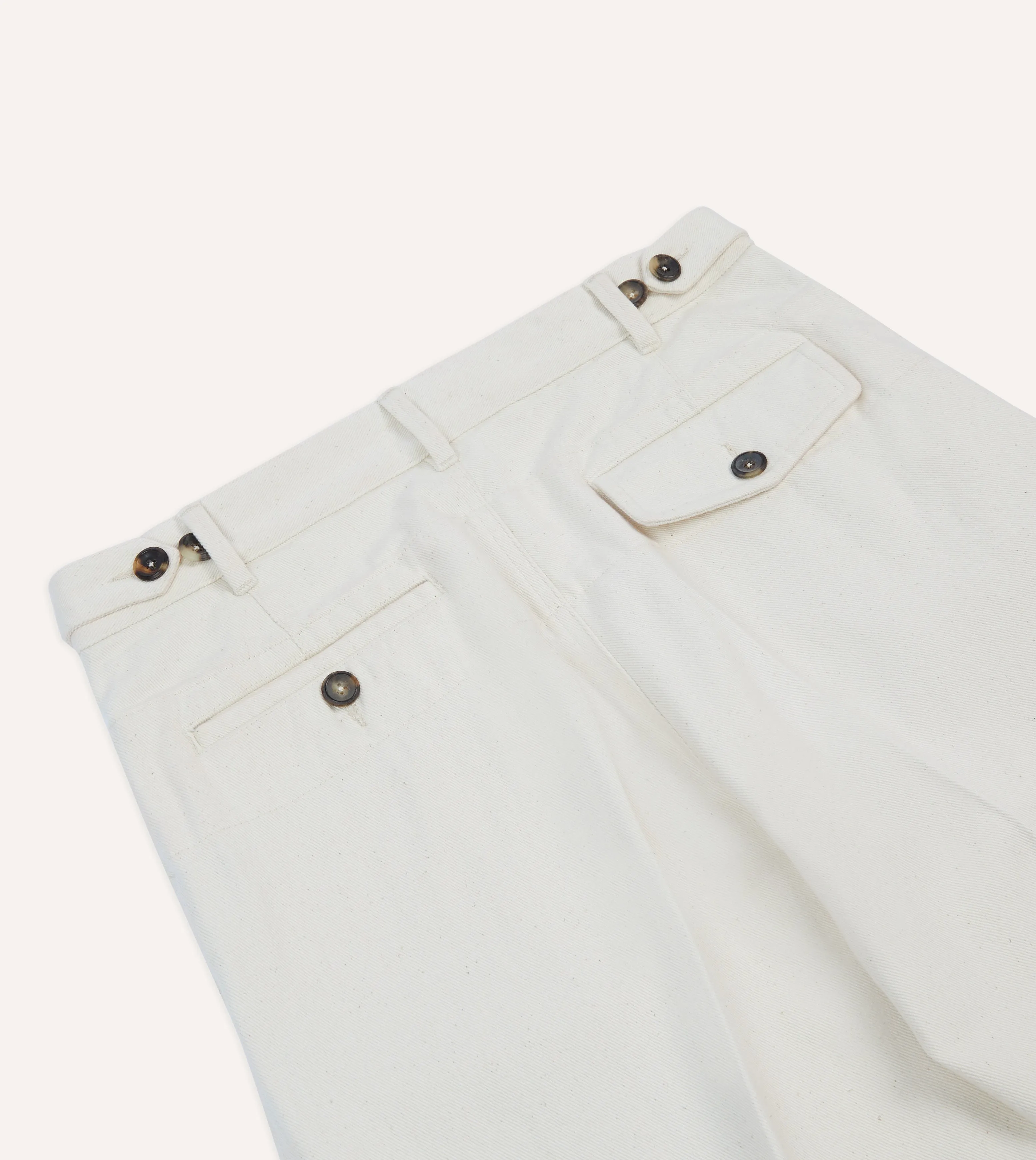 Ecru Denim Games Trousers