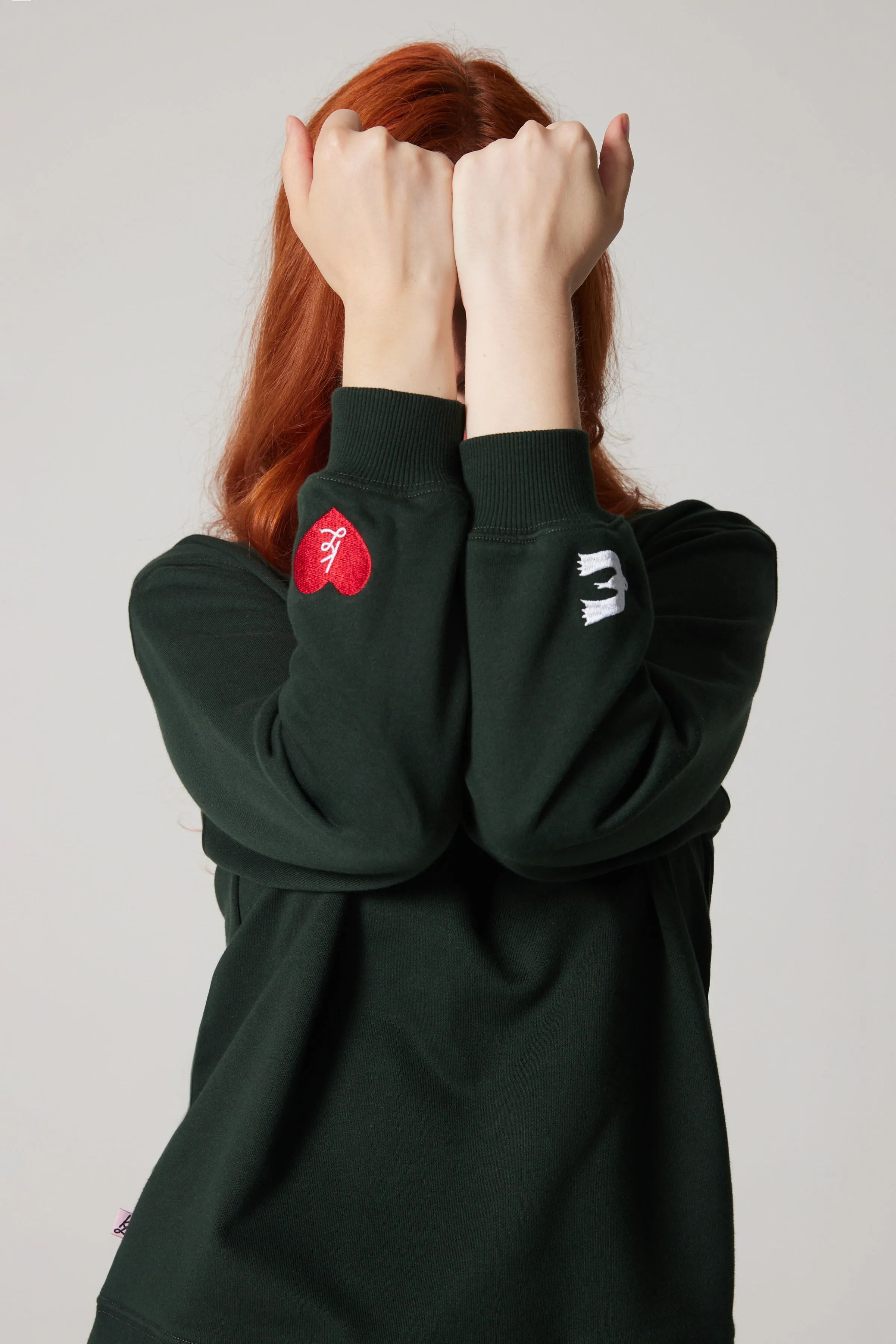 Embroidered Sweatshirt - Green