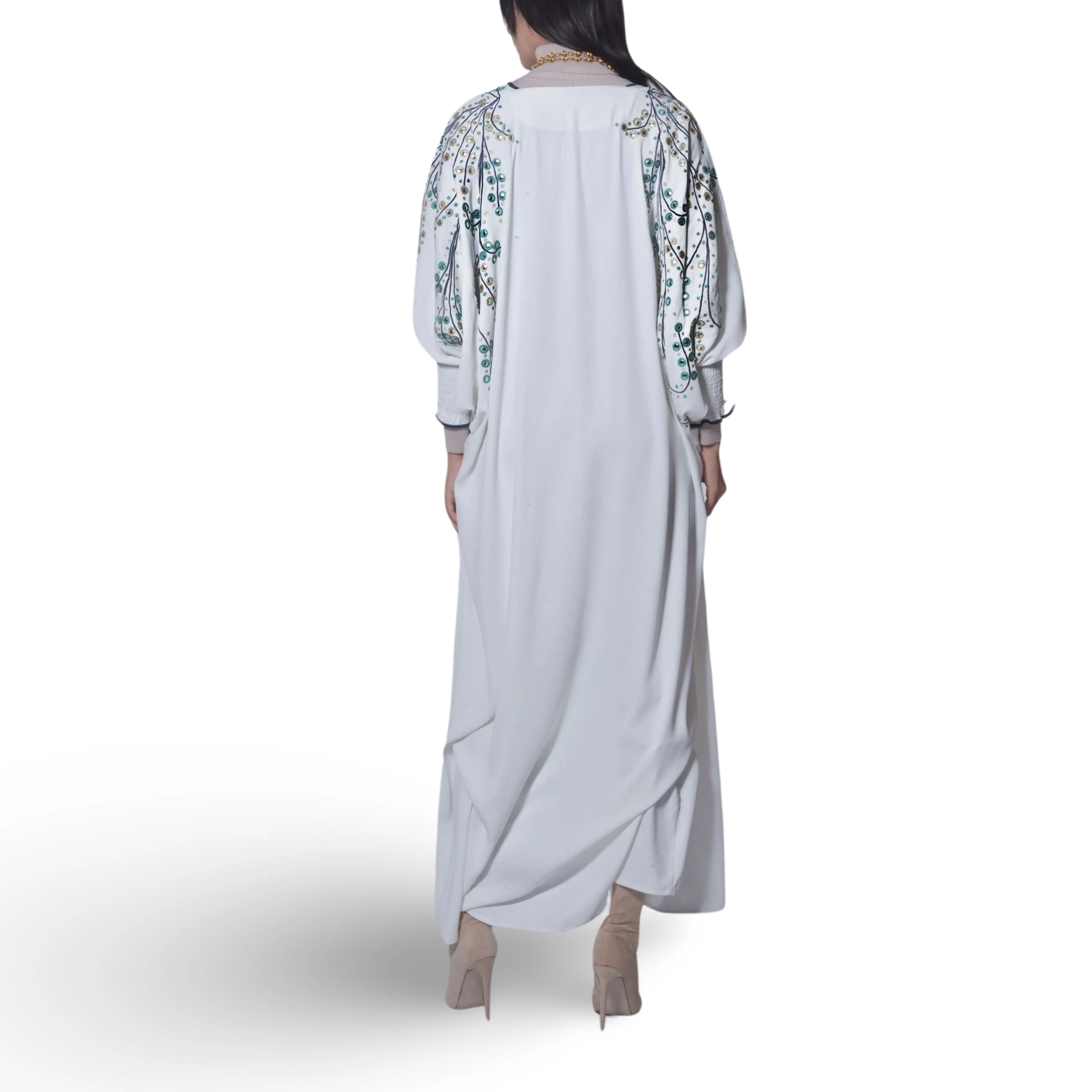 Embroidery Embellishment Abaya