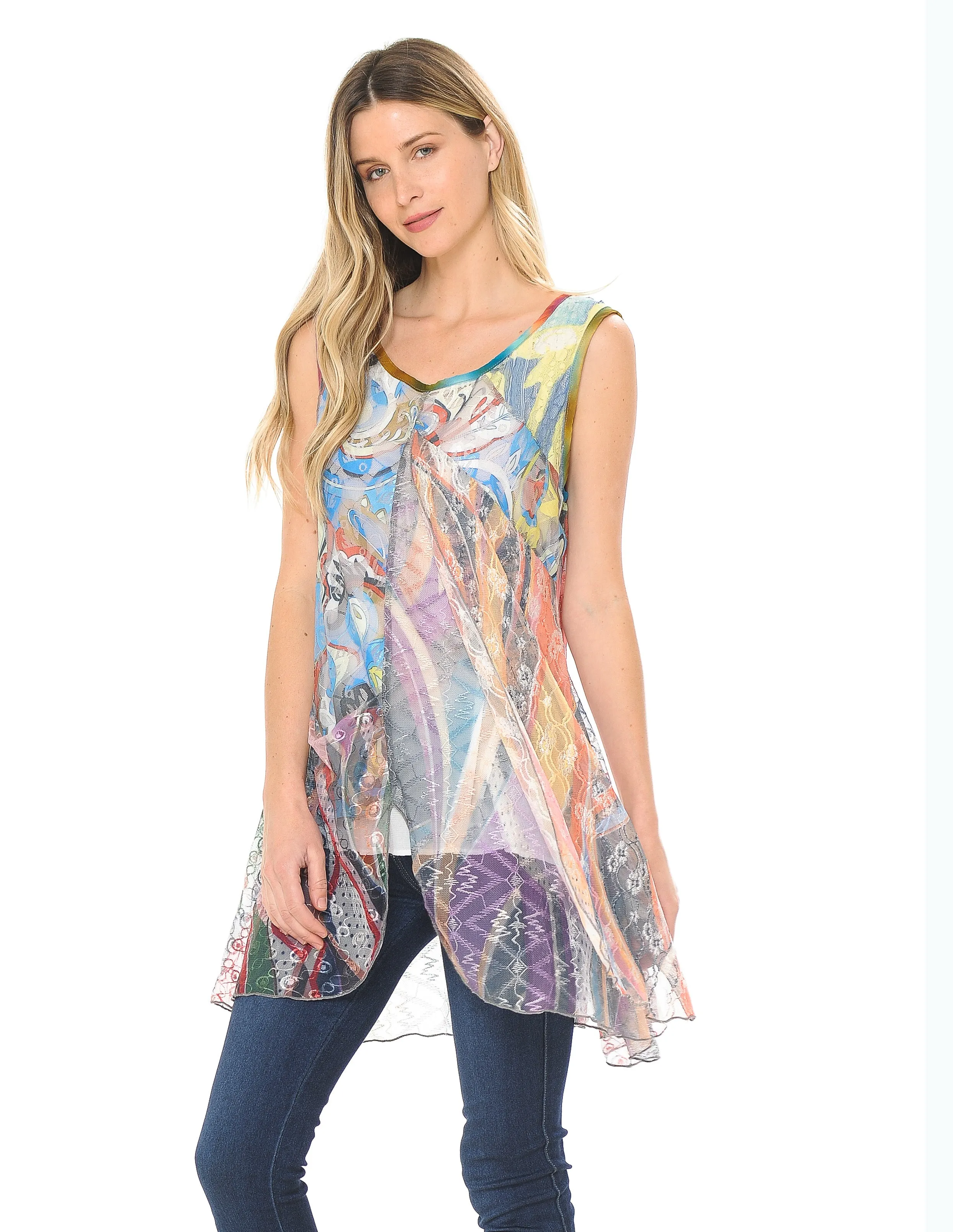 Flowy Mesh Tunic