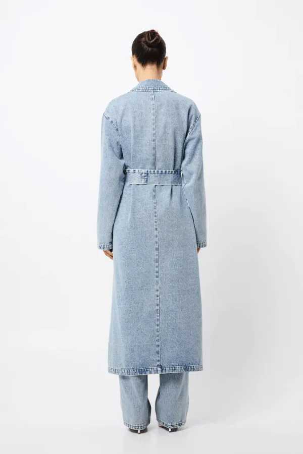 Frequency Trench Coat Acid Wash