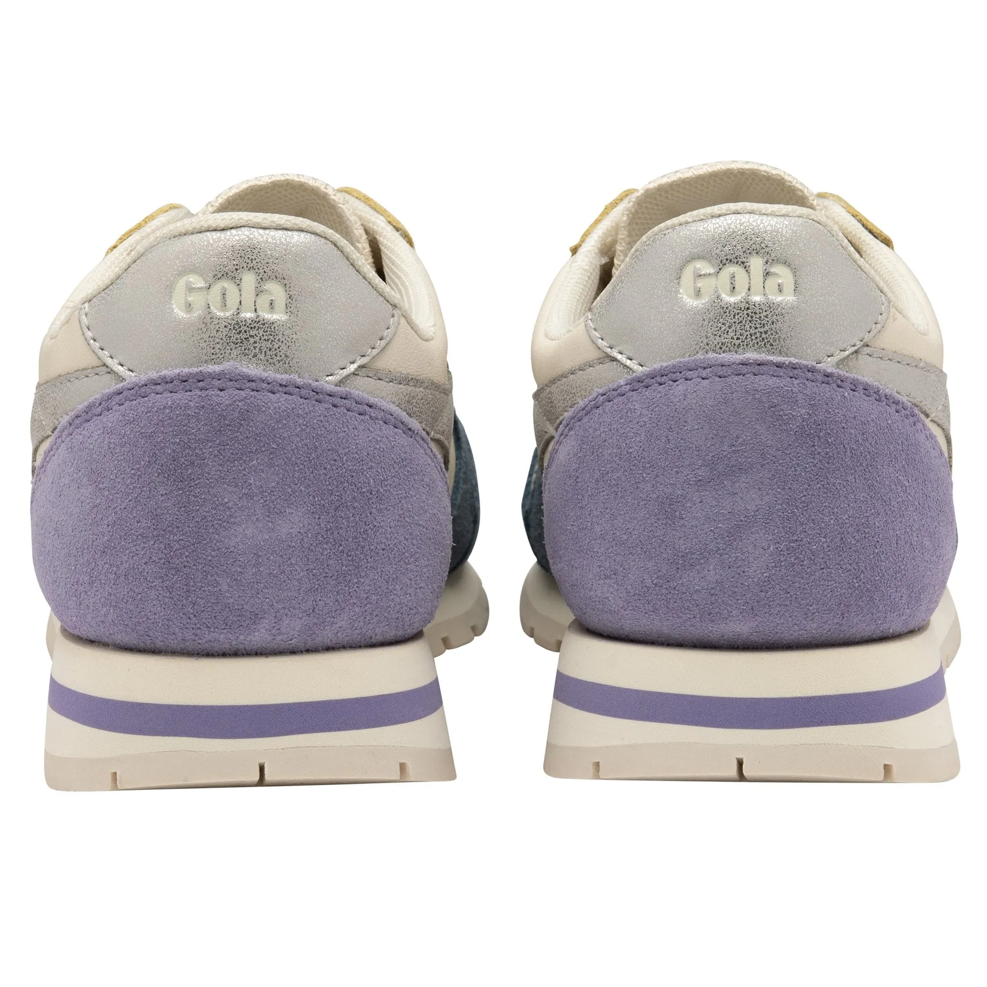 GOLA DAYTONA QUADRANT Blanc bleu lilas Sneakers Baskets adulte