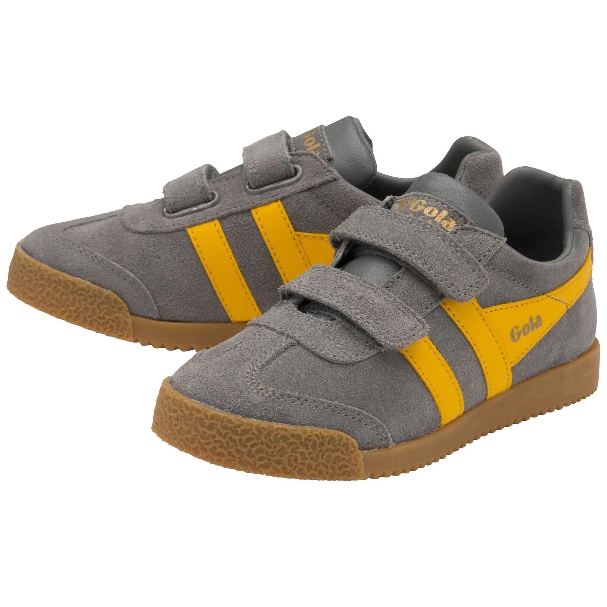 GOLA HARRIER velcro basket sneakers gris