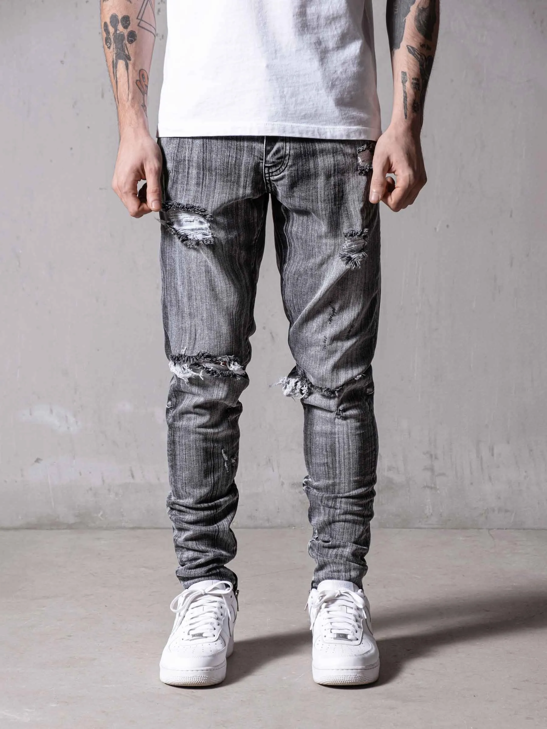 Grey Mono Essential Jeans