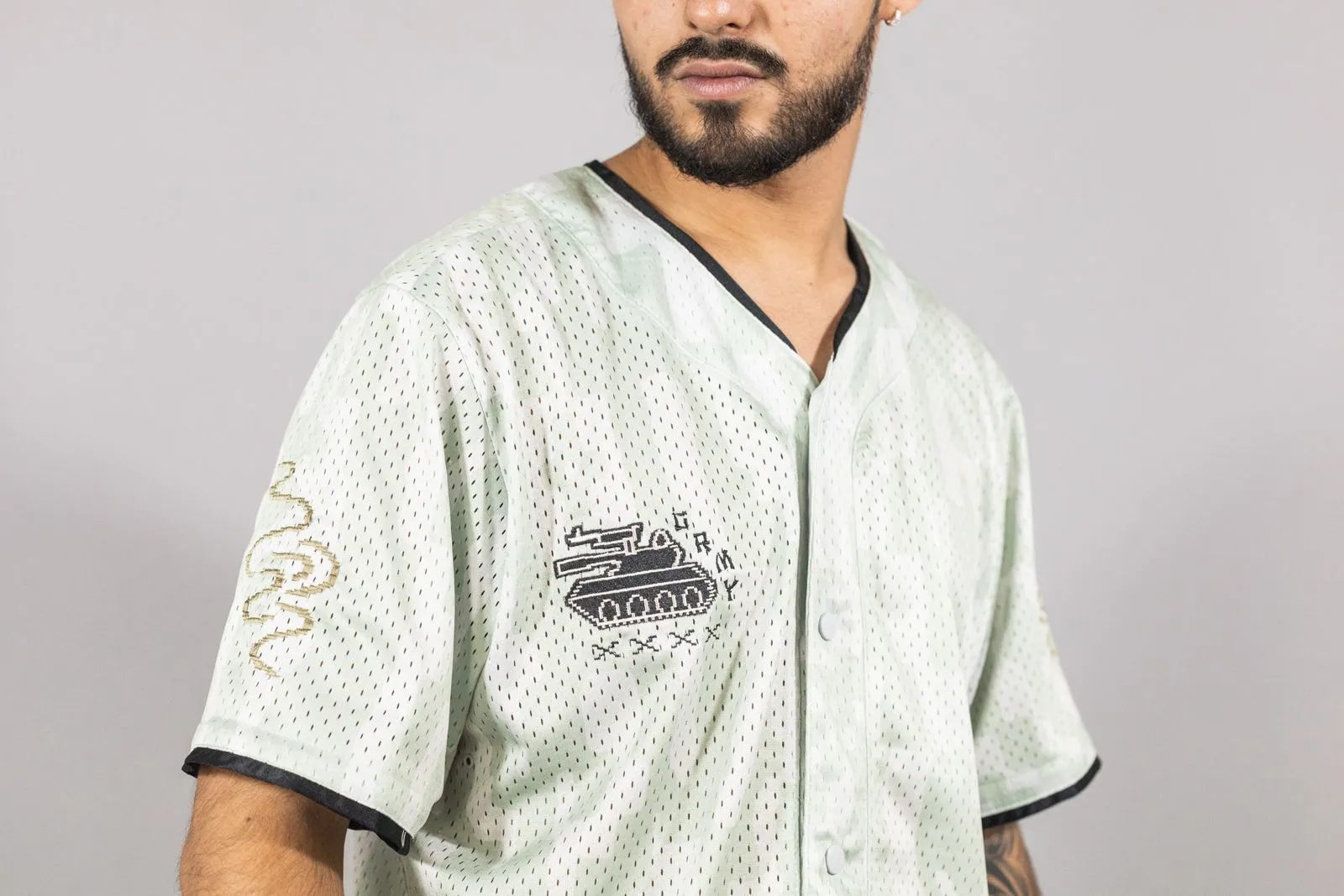 Grimey Lucky Dragon Mesh Baseball Jersey