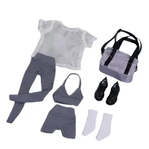 HiPlay Cdtoys, High-Elastic Yoga Sportswear Set, Figure Doll Clothes