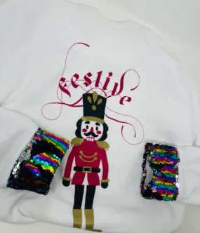 HOLIDAY SWEATSHIRT- FESTIVE