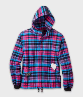 Hooded Flannel Pullover - Tropic