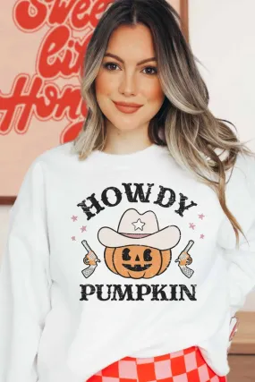 HOWDY PUMPKIN GRAPHIC SWEATSHIRT