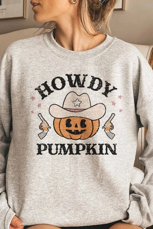 HOWDY PUMPKIN GRAPHIC SWEATSHIRT