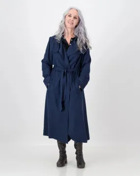 ilsa trench coat - navy