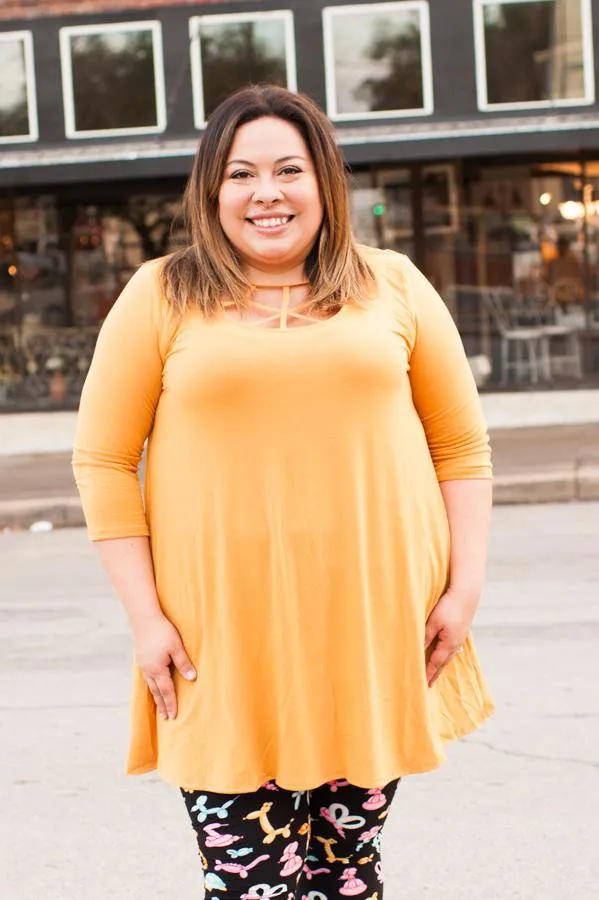 Jennie Mustard Tunic